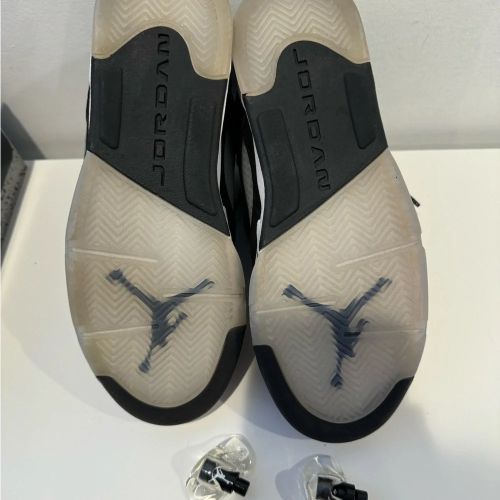 Air Jordan Retro 5 GS Oreo 5Y Moonlight Black/White nike boys - Picture 4 of 7